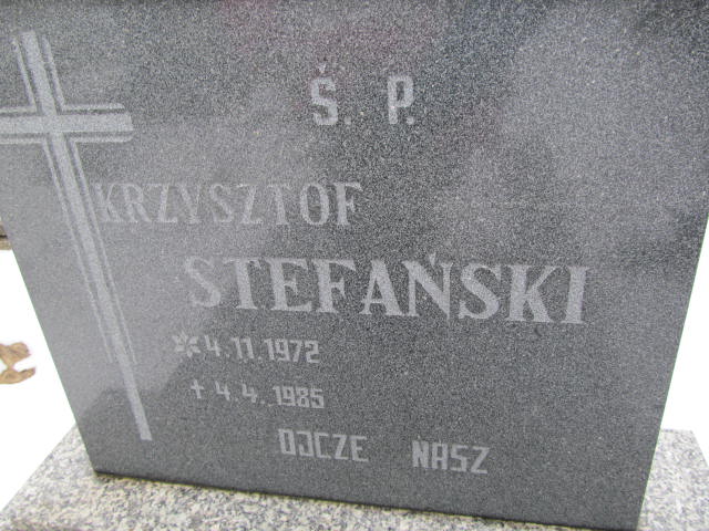 Krzysztof Stefański 1972 Zbąszyń - Grobonet - Wyszukiwarka osób pochowanych