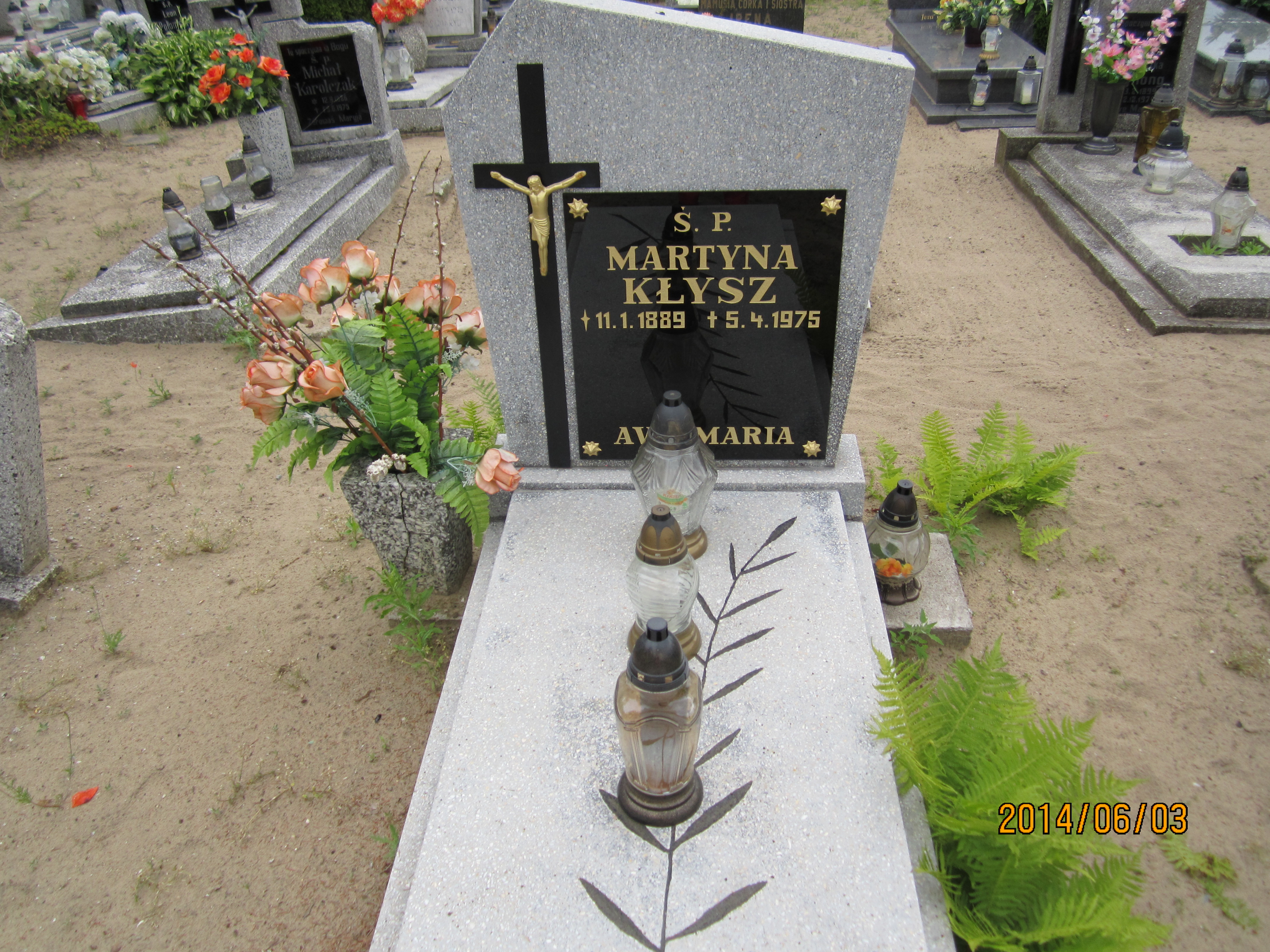 Martyna Kłysz 1889 Zbąszyń - Grobonet - Wyszukiwarka osób pochowanych