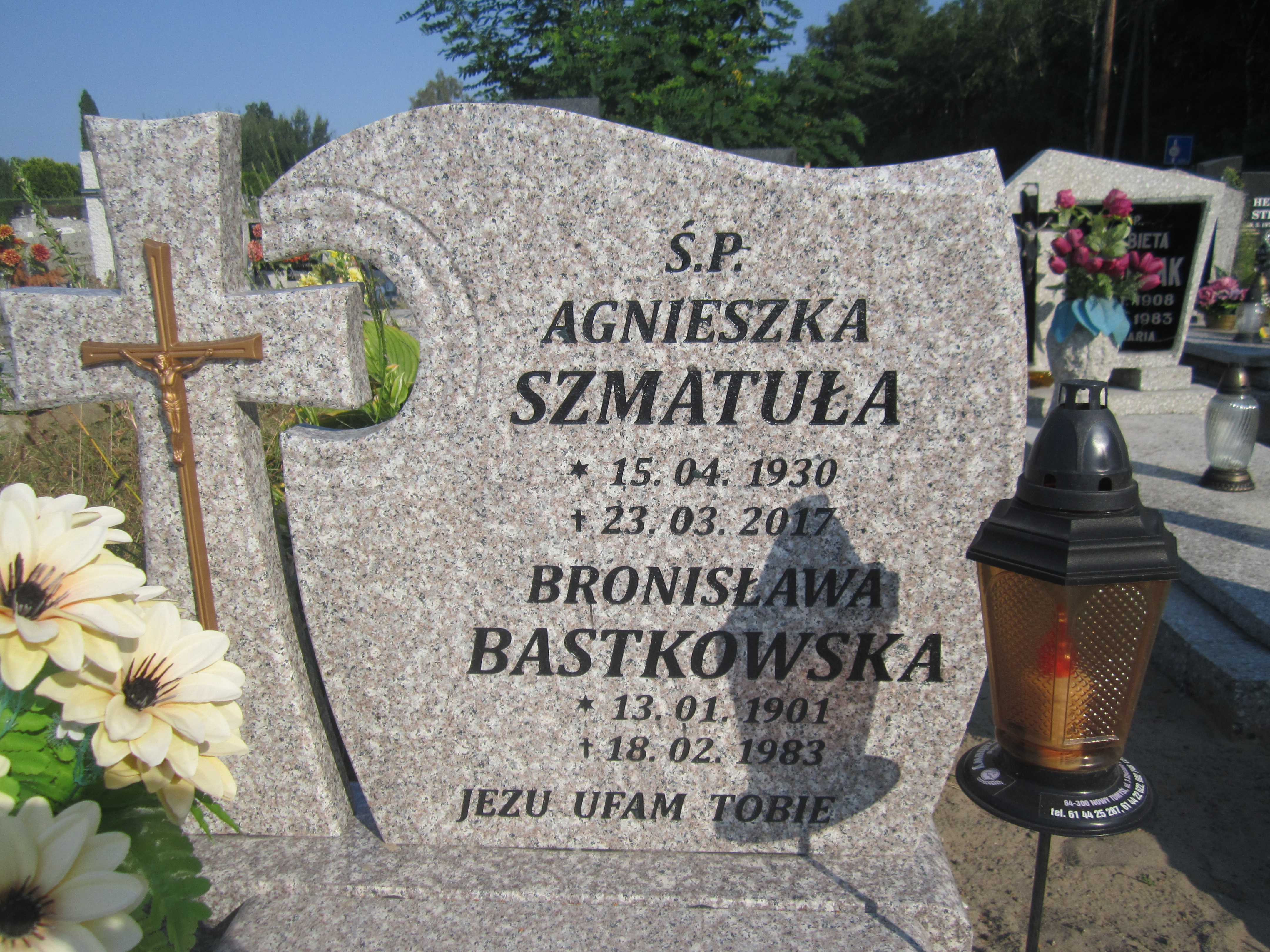 Grób Bronisława Bastkowska
