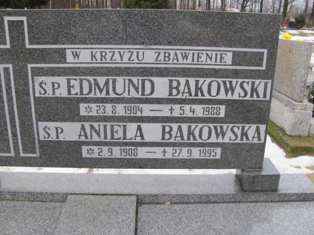 Edmund Bąkowski 1904 Zbąszyń - Grobonet - Wyszukiwarka osób pochowanych