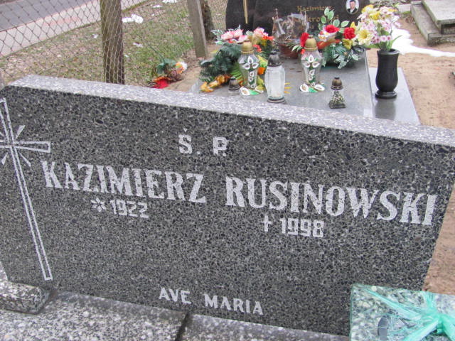 Klementyna Rusinowska 1922 Zbąszyń - Grobonet - Wyszukiwarka osób pochowanych