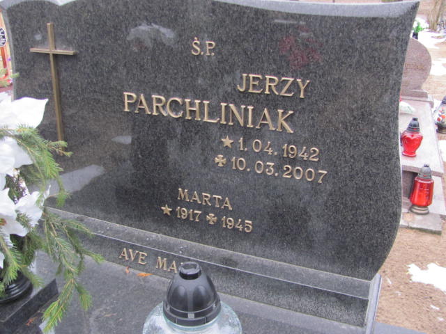 Jerzy Parchliniak 1942 Zbąszyń - Grobonet - Wyszukiwarka osób pochowanych
