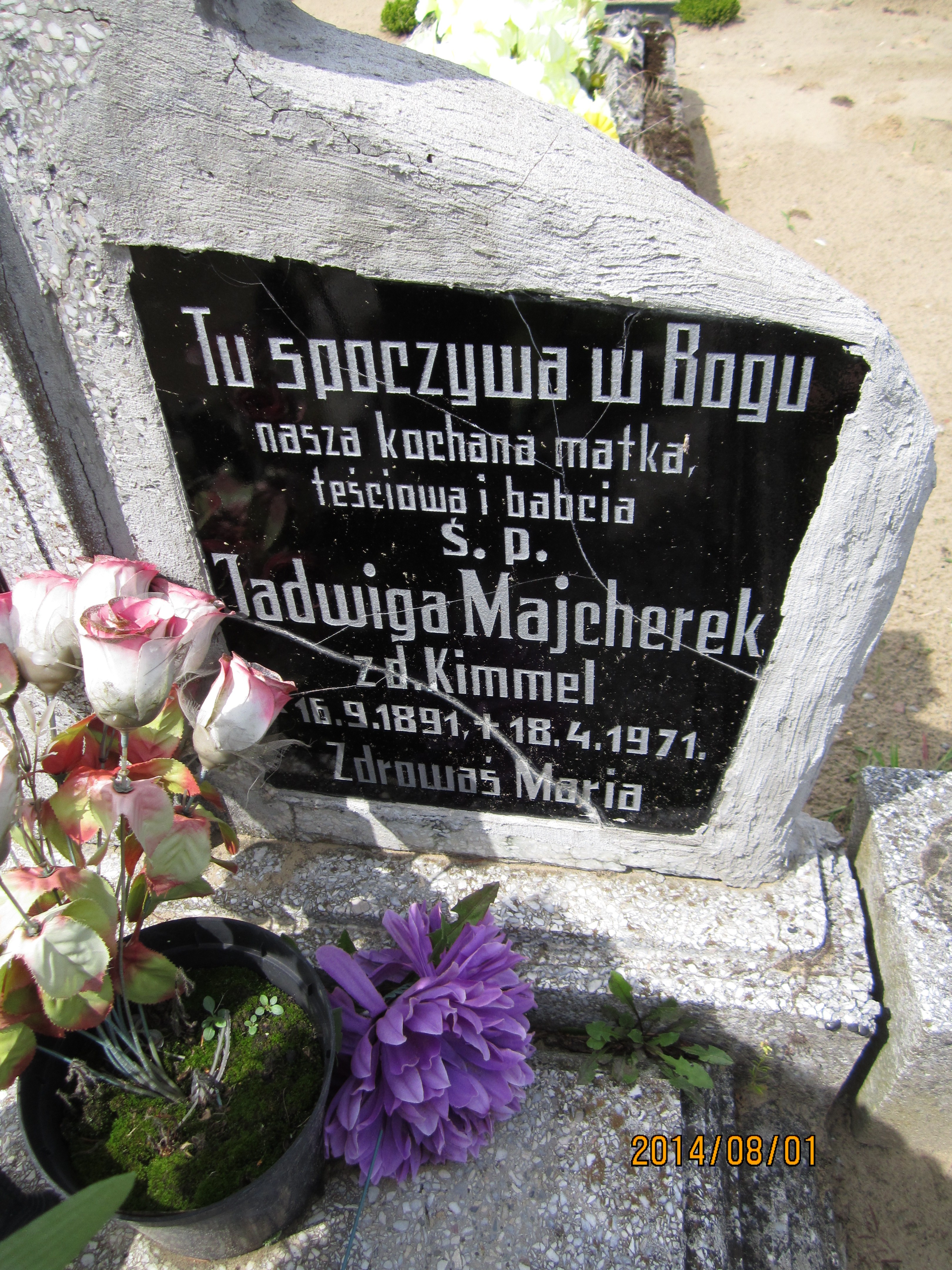 Grób Jadwiga Majcherek