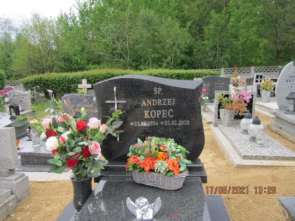 Andrzej Kopeć 1954 Zbąszyń - Grobonet - Wyszukiwarka osób pochowanych