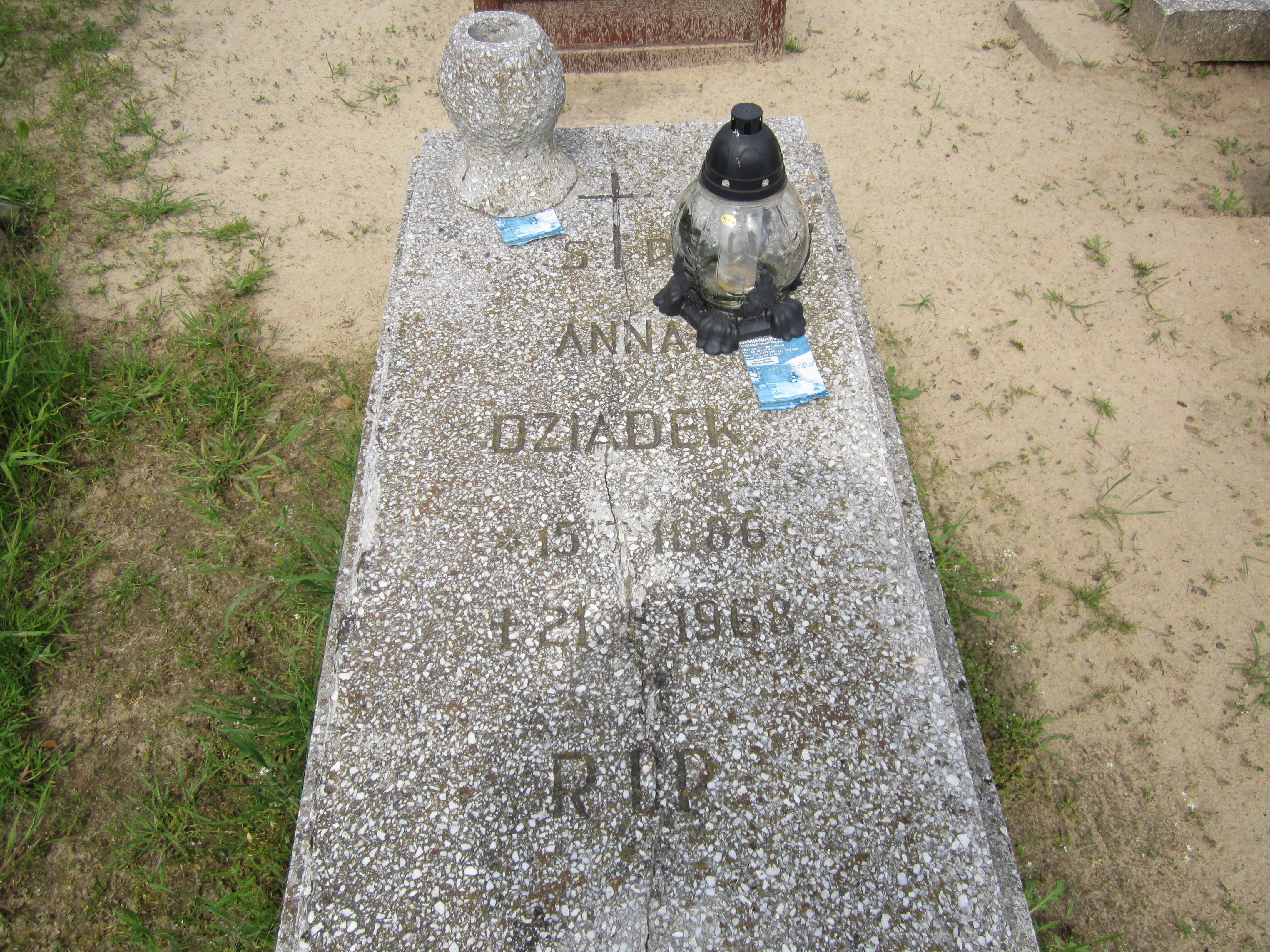 Anna Dziadek 1886 Zbąszyń - Grobonet - Wyszukiwarka osób pochowanych