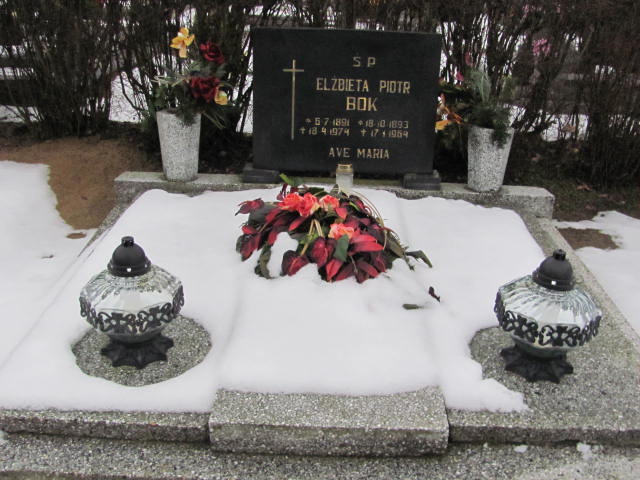Grób Elżbieta Bok