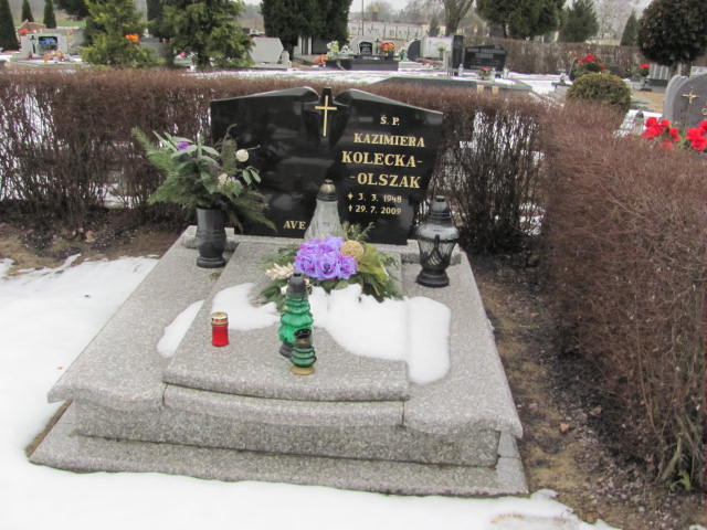 Grób Kazimiera Kolecka Olszak