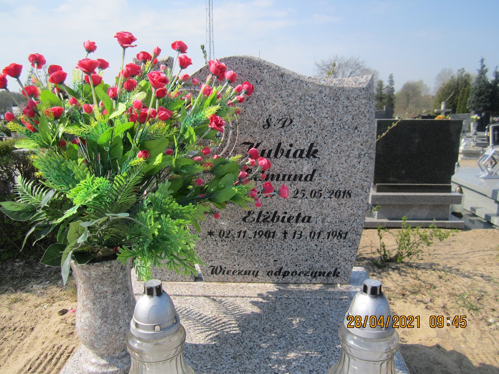 Grób Elżbieta Kubiak