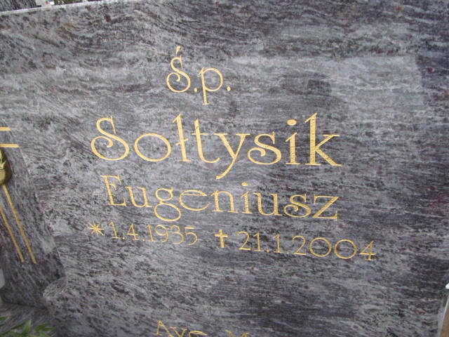 Eugeniusz Sołtysik 1935 Zbąszyń - Grobonet - Wyszukiwarka osób pochowanych