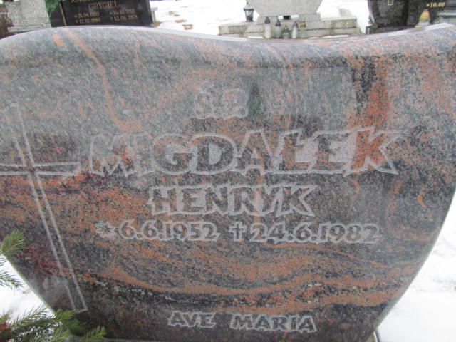 Grób Maria Migdałek