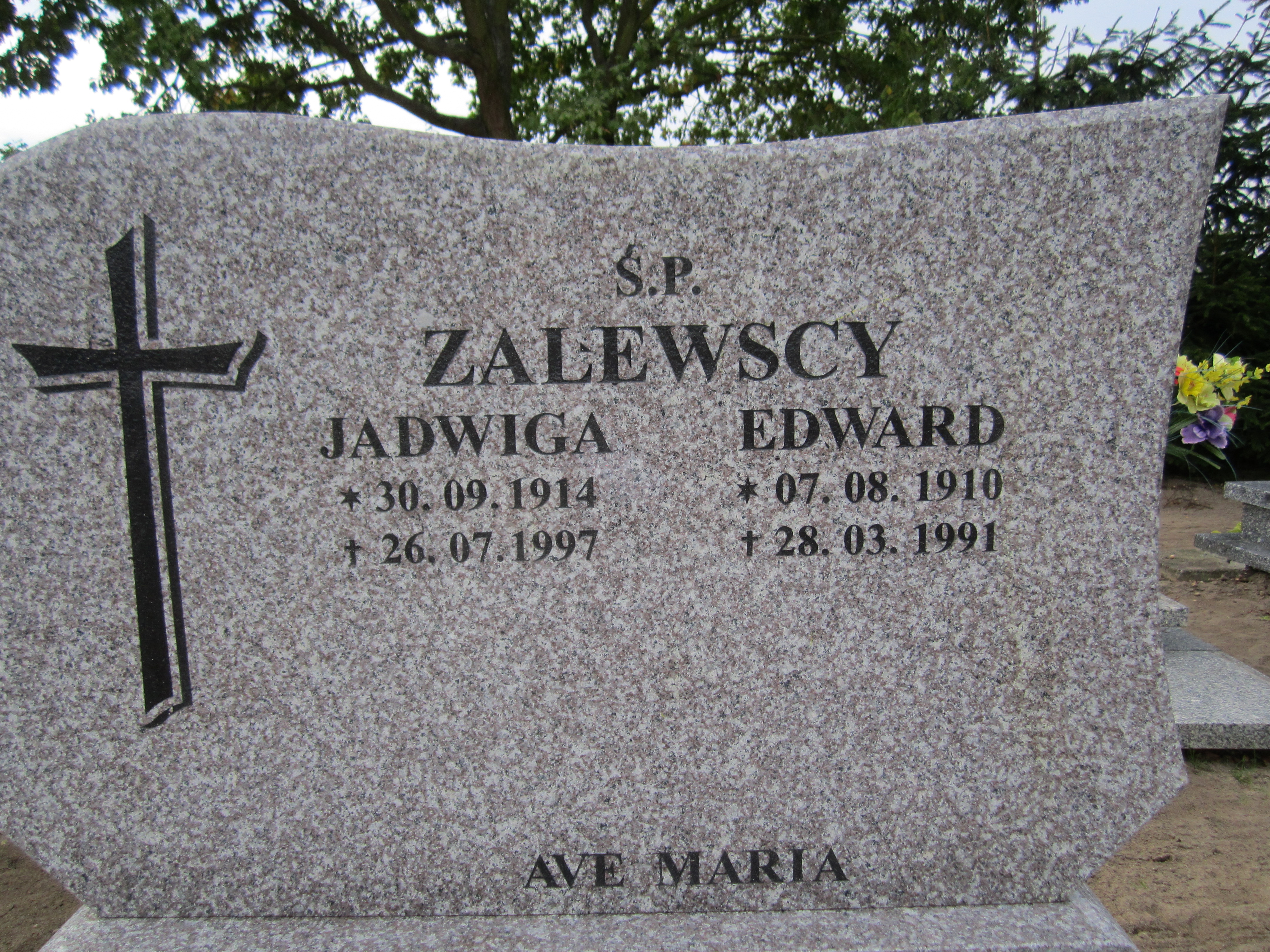 Grób Jadwiga Zalewska