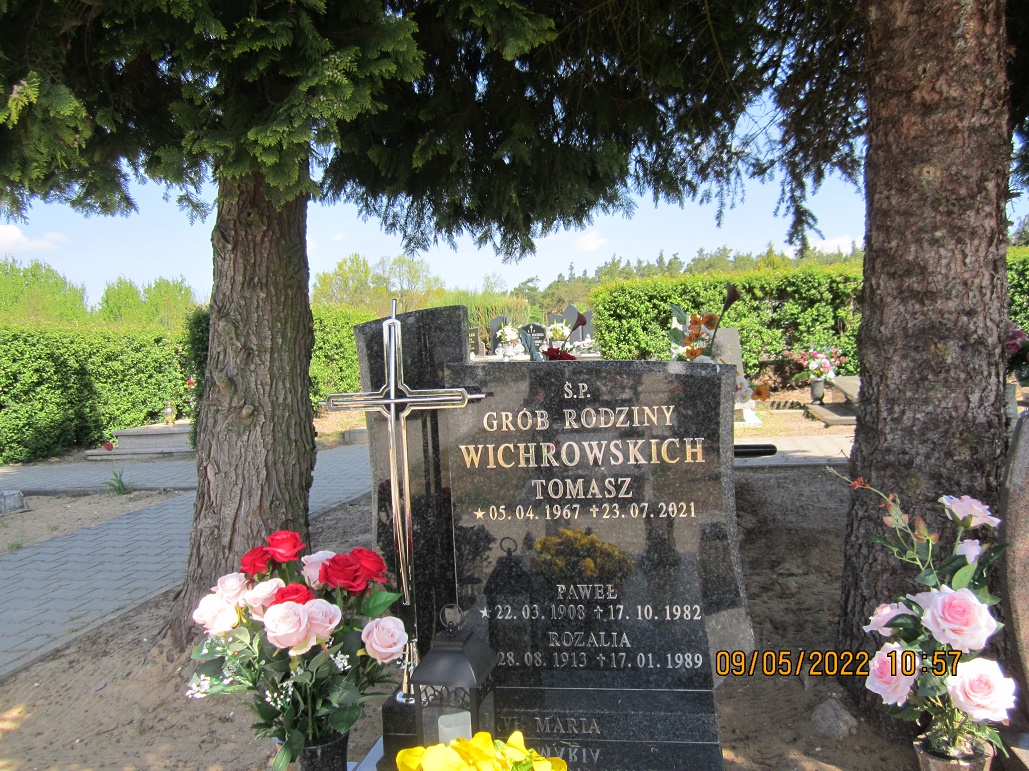 Tomasz Wichrowski 1967 Zbąszyń - Grobonet - Wyszukiwarka osób pochowanych