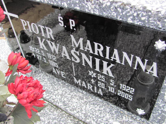 Marianna Kwaśnik 1922 Zbąszyń - Grobonet - Wyszukiwarka osób pochowanych